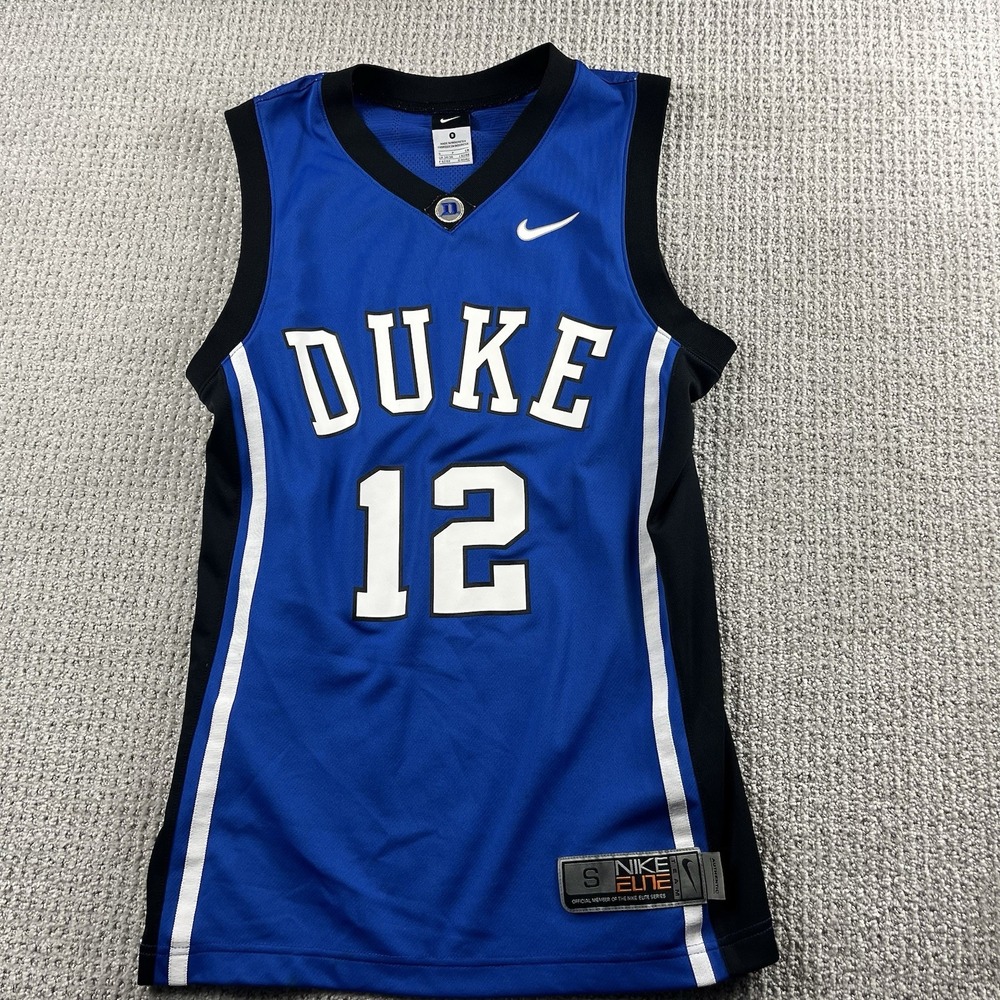 Duke Blue Devils Jersey Mens Small NCAA Basketball Nike Elite #12 Cameron Boozer